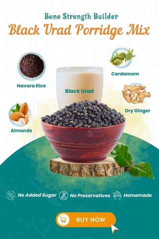 ulamart black urad porridge mix