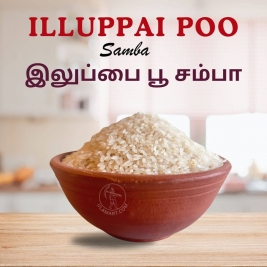Illuppai Poo Samba Boiled Rice | Organic | Buy 1kg Pack & SAVE Rs.55