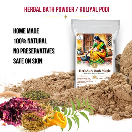 Herbal Bath Powder | Kuliyal Podi | 100% Natural