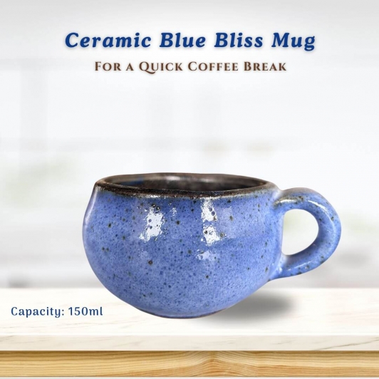 Ceramic Blue Bliss Cup | 150ml