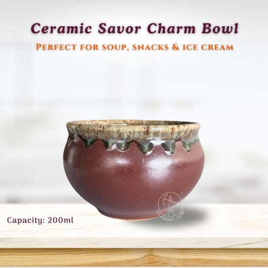 Ceramic Savor Charm Soup Bowl | 220ml