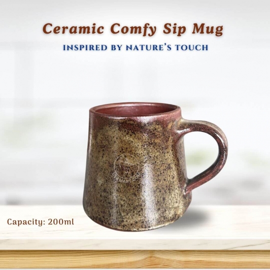 Ceramic Comfy Sip Tea Mug | 200ml