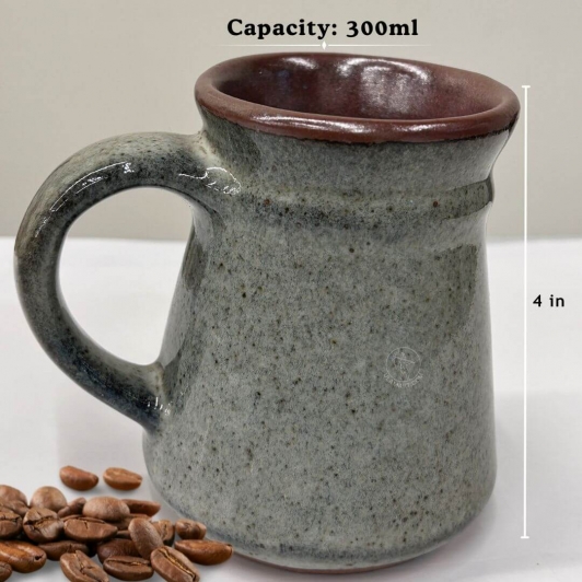 Auro Dappled Cone Coffee Mugs | 300 ml capacity