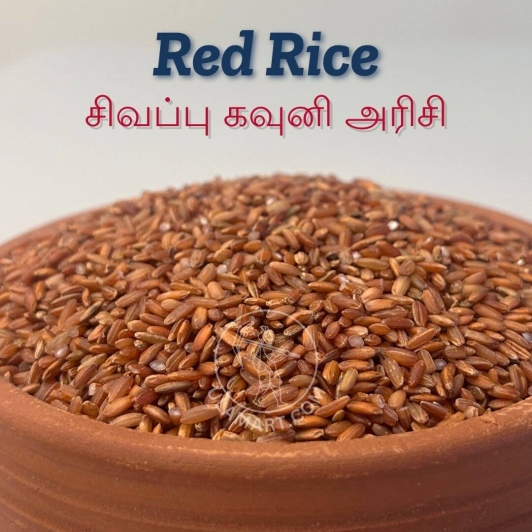 Red Rice | Sivappu Kavuni Organic Unpolished Raw Rice