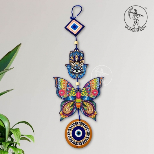 Butterfly Hanging Wall Decor | Multi Colour
