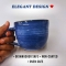 Large Ceramic Coffee Mug | Ribbed Blue