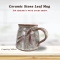 Ceramic Stone Leaf Tea Mug | 200ml