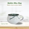 Ceramic Bubble Bliss Coffee Mug |Half white with Green | 150ml