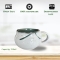 Ceramic Bubble Bliss Coffee Mug |Half white with Green | 150ml